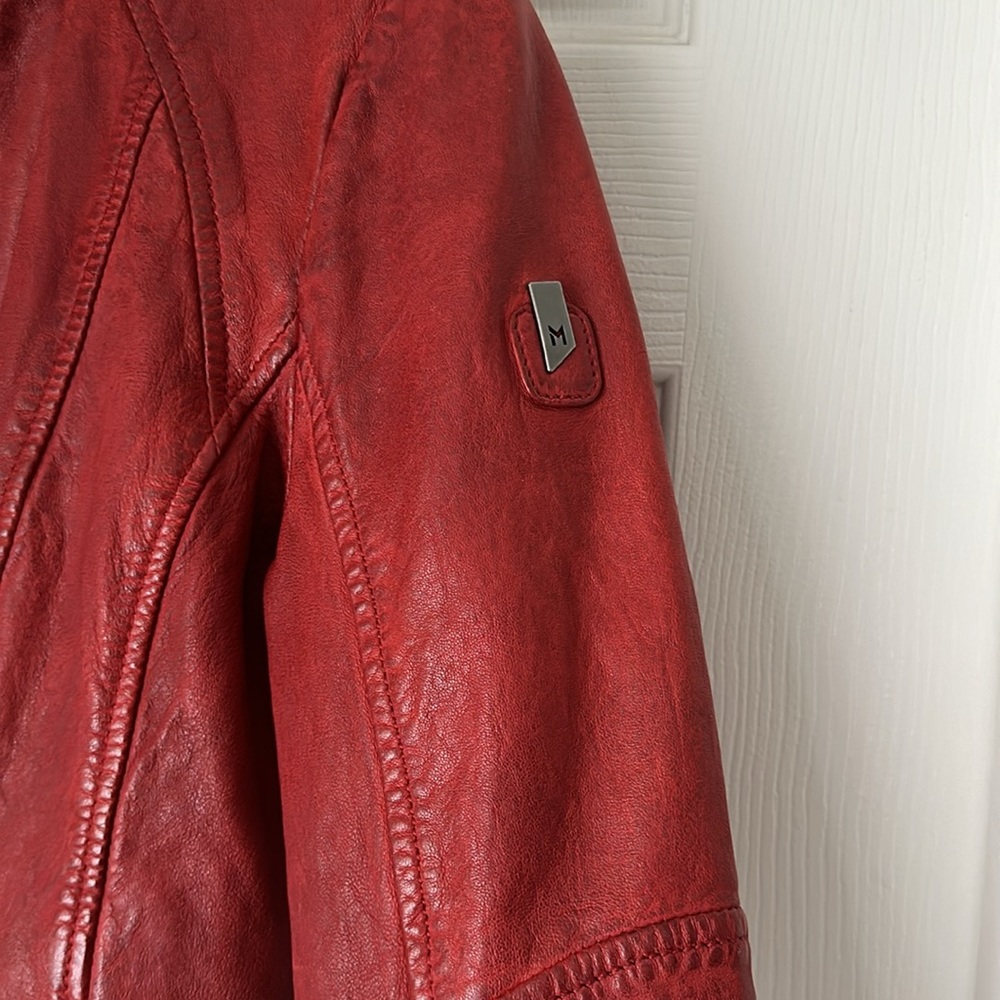 Mauritius leather lambskin jacket sz 6 - Picture 3 of 8